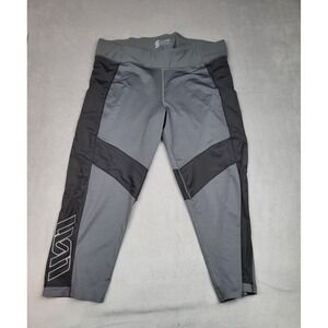 Second Skin Compression Pants Mens XL Gray Lightweight Stretch Performance